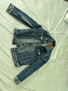 Levi's Blue Distressed Denim Jacket